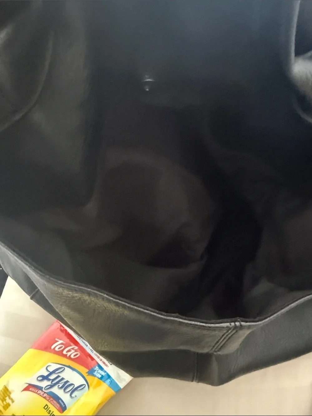 Black Leather Weekender Bag - Men/Woman